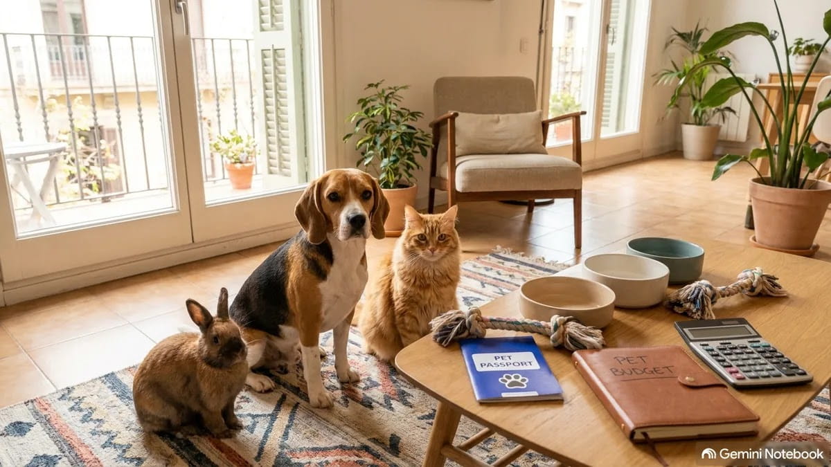 Presupuesto y cuánto cuesta tener una mascota en Barcelona para perros, gatos y exóticos