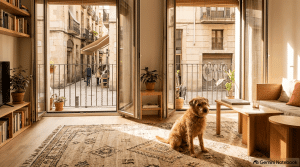 Normativa sobre tener perro en un piso en Barcelona, control de ladridos y convivencia vecinal