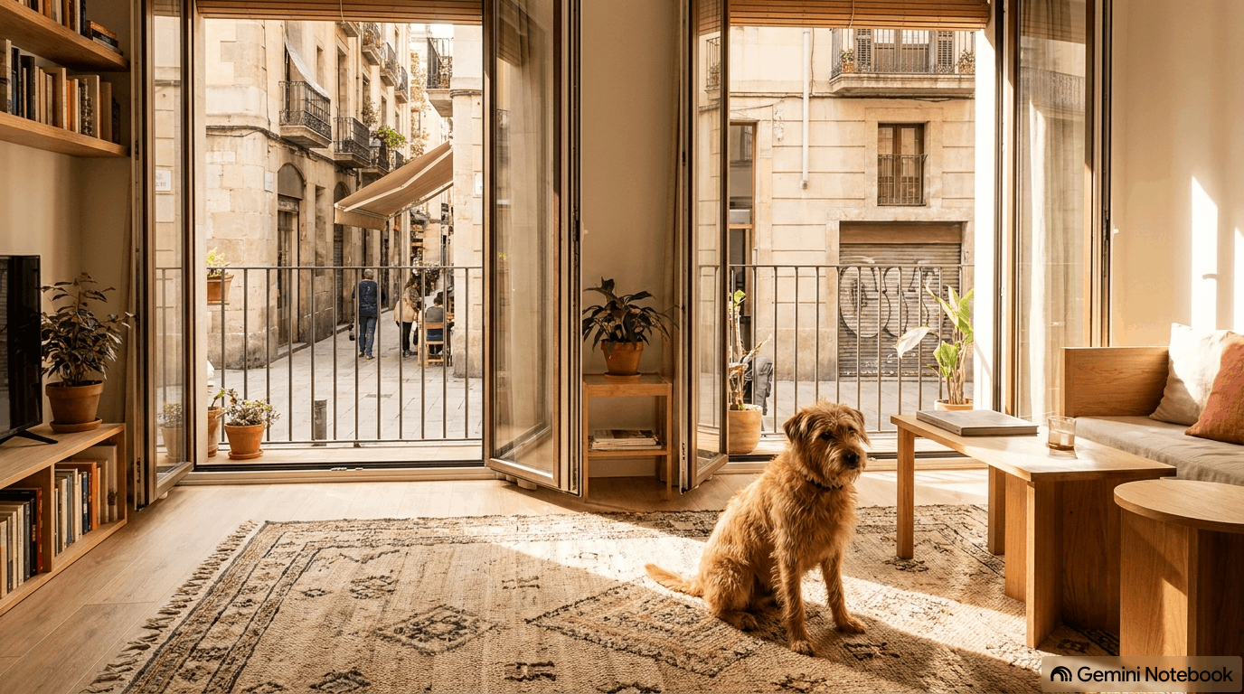 Normativa sobre tener perro en un piso en Barcelona, control de ladridos y convivencia vecinal